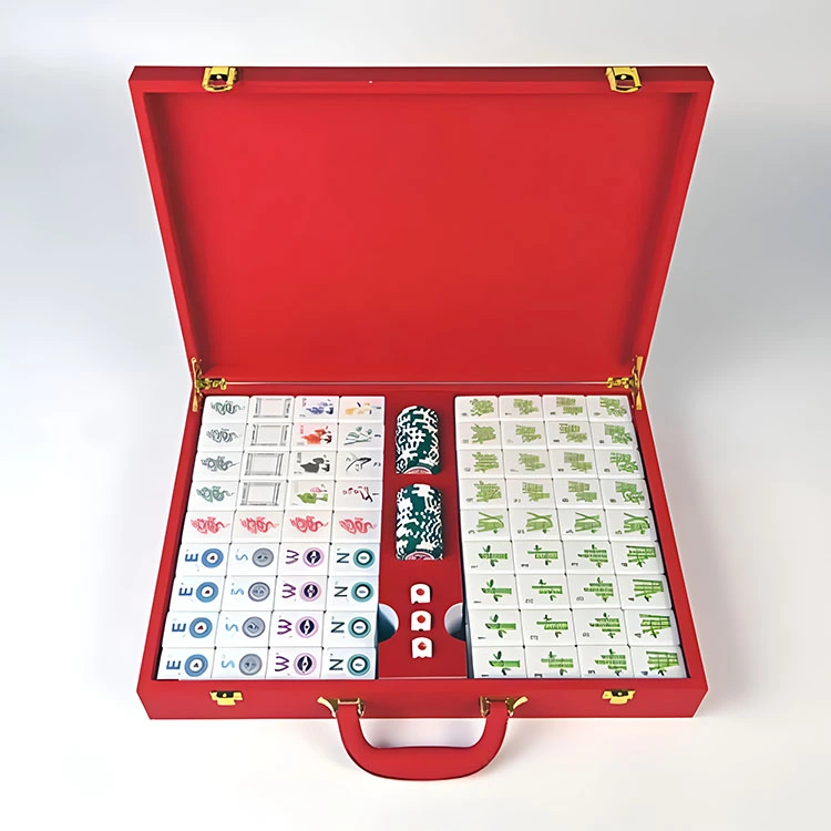 Red Charm Collection Mahjong Set product image